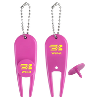 Custom Logo Plastic Divot Tool with Ball Marker