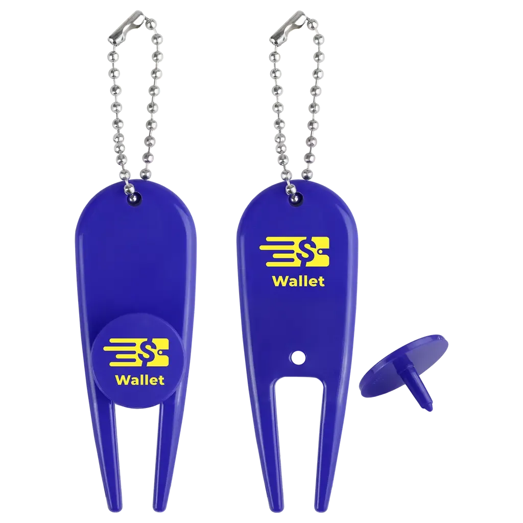 Custom Logo Plastic Divot Tool with Ball Marker