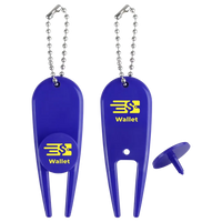 Custom Logo Plastic Divot Tool with Ball Marker