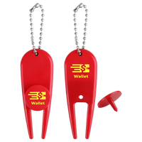 Custom Logo Plastic Divot Tool with Ball Marker