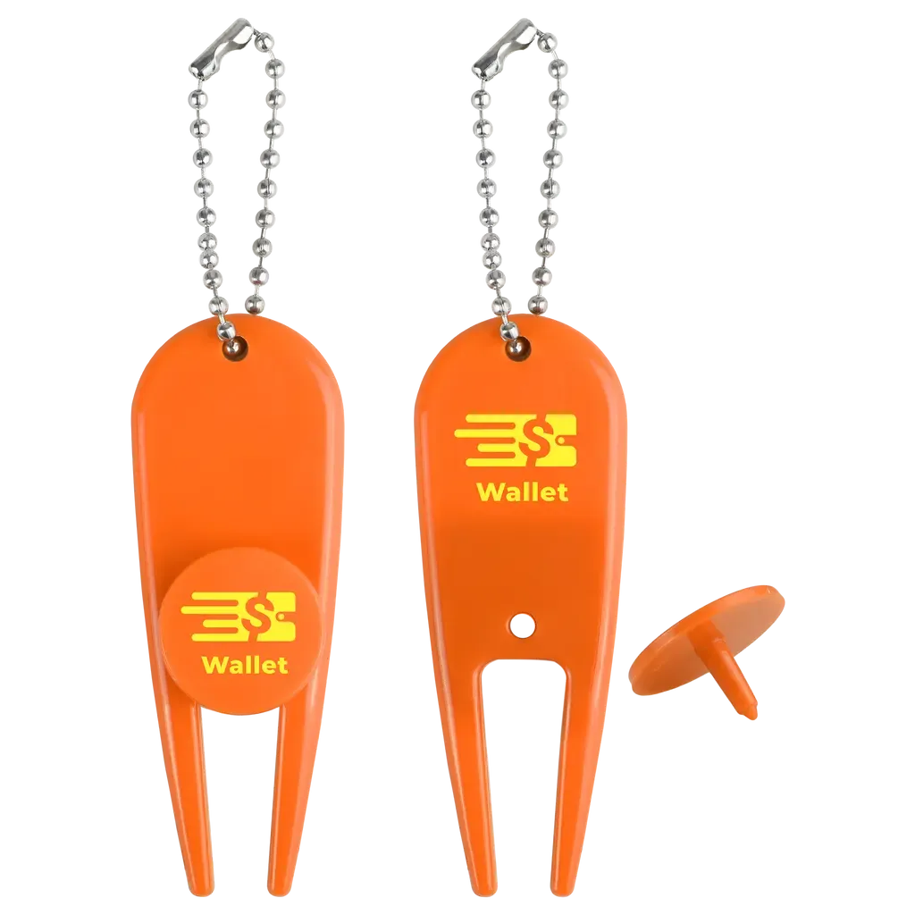 Custom Logo Plastic Divot Tool with Ball Marker