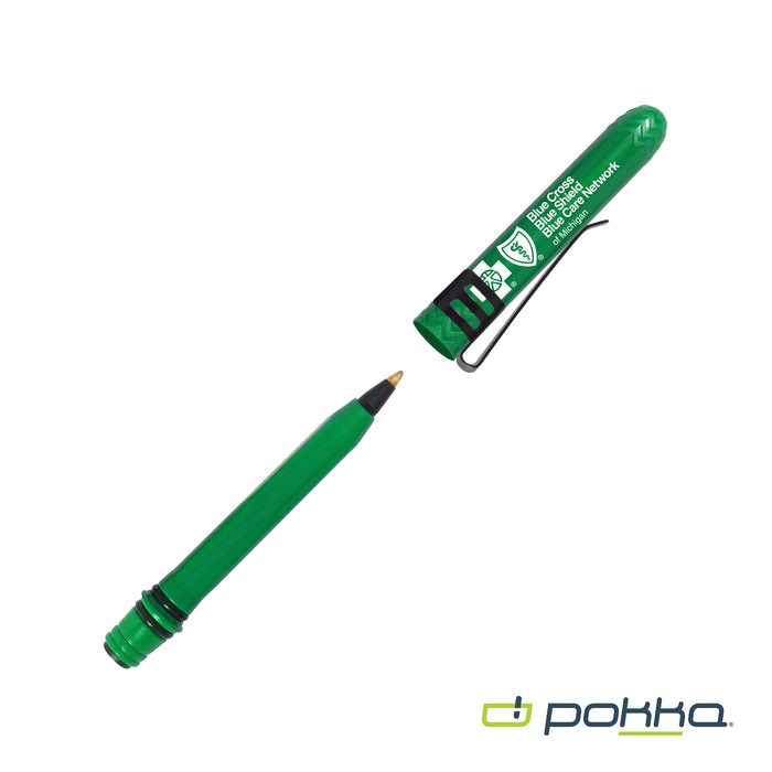 Custom Logo Pokka® Pocket Pen w/Clip