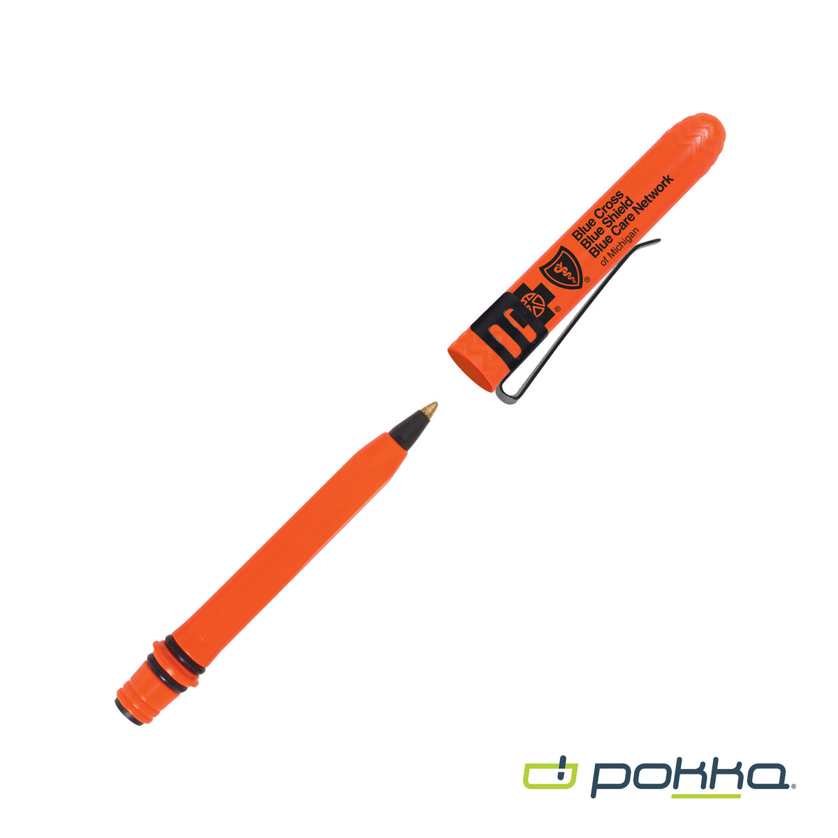 Custom Logo Pokka® Pocket Pen w/Clip