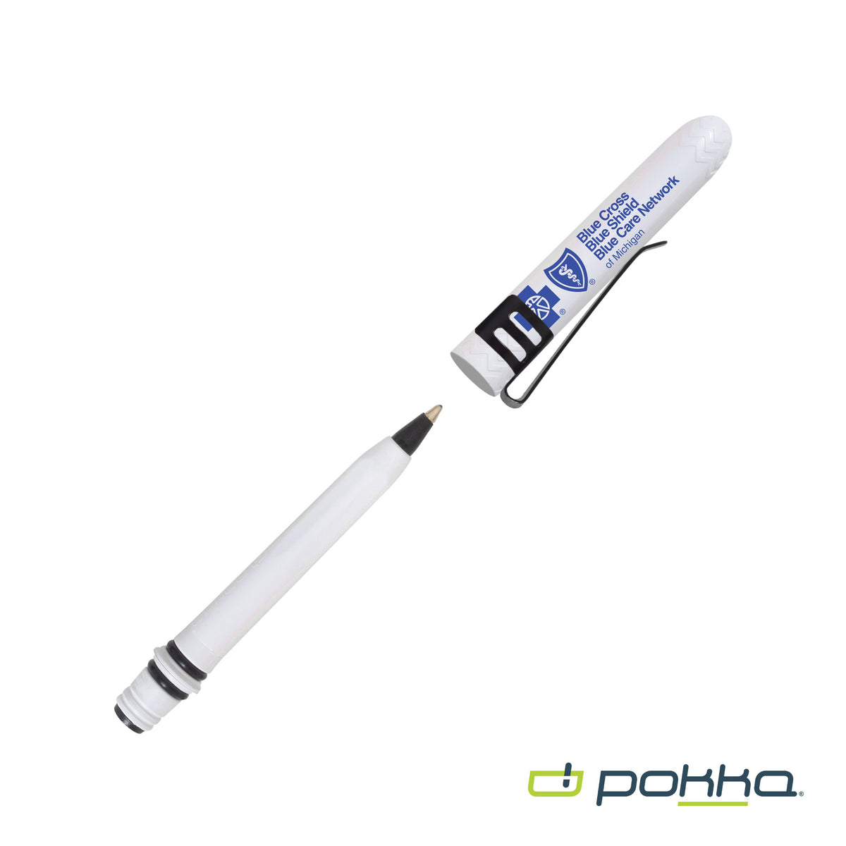 Custom Logo Pokka® Pocket Pen w/Clip