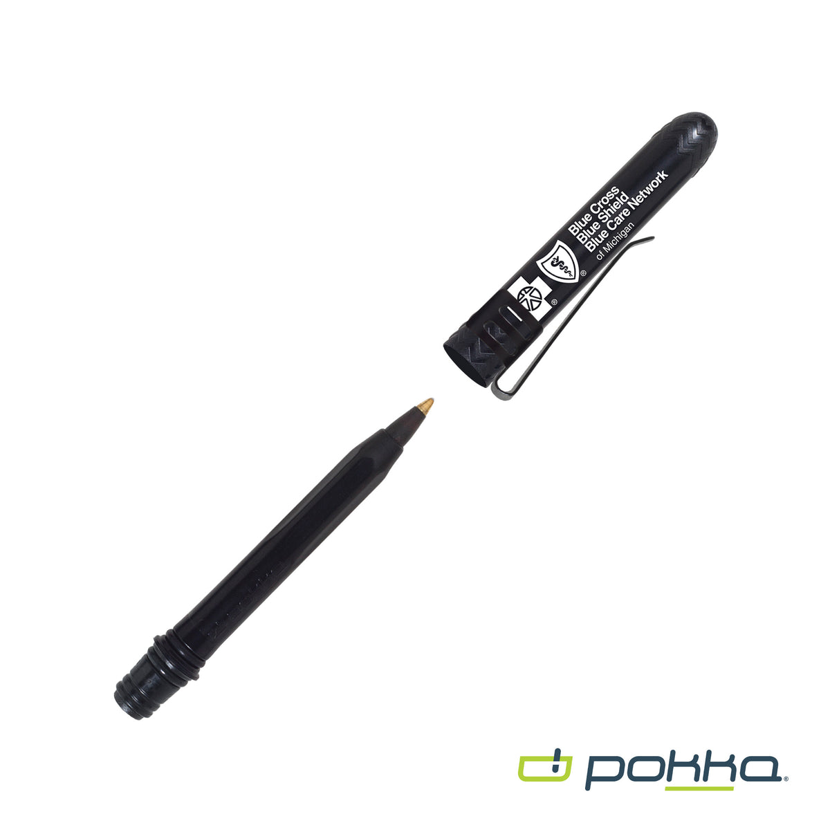 Custom Logo Pokka® Pocket Pen w/Clip