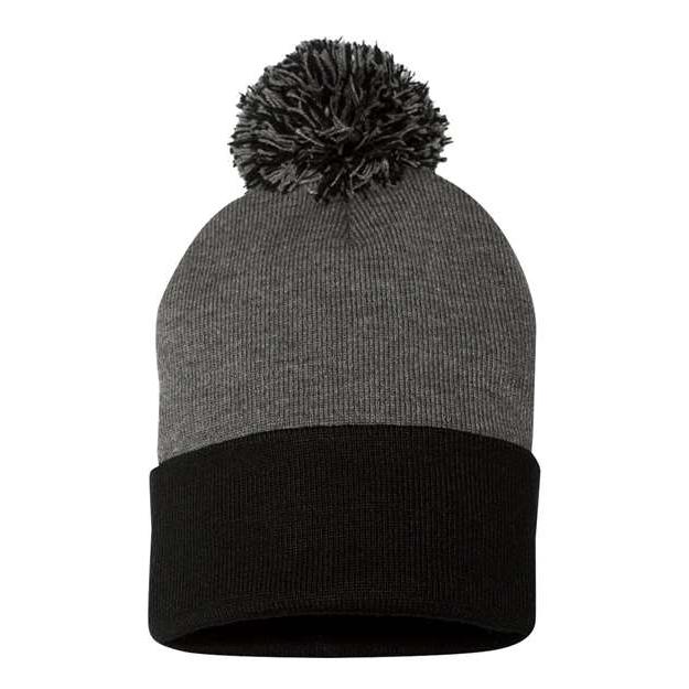 Custom Logo Pom-Pom Cuffed Beanie Toque