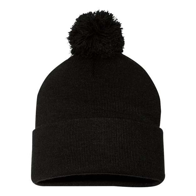 Custom Logo Pom-Pom Cuffed Beanie Toque
