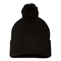 Custom Logo Pom-Pom Cuffed Beanie Toque