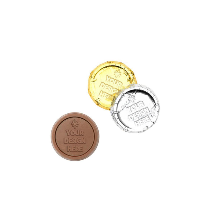Custom Logo Premium Engraved Chocolate Coin