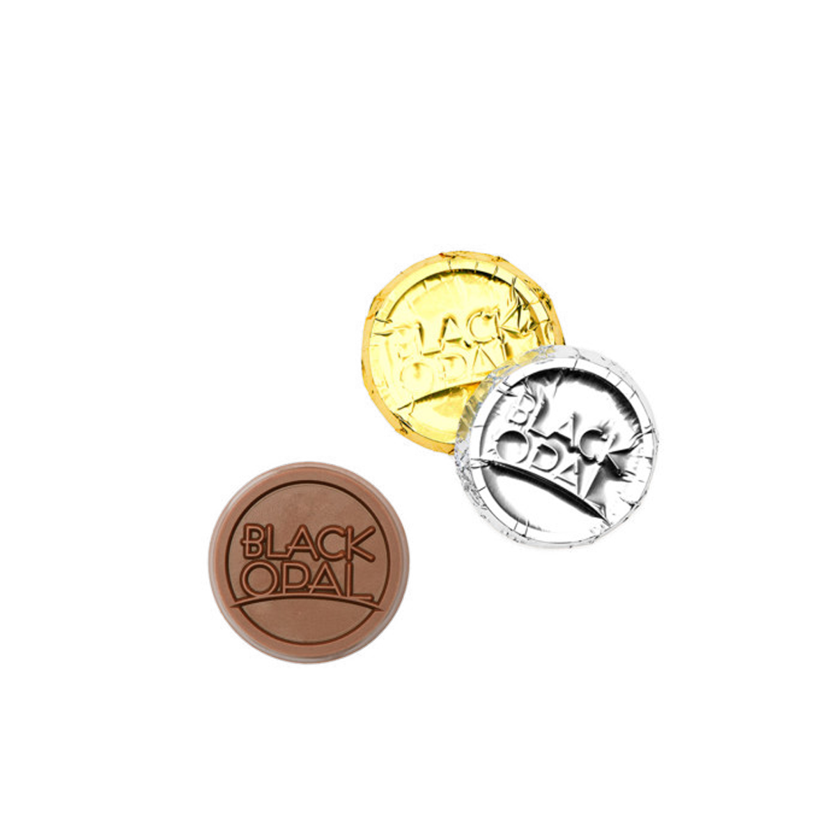 Custom Logo Premium Engraved Chocolate Coin