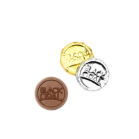 Custom Logo Premium Engraved Chocolate Coin