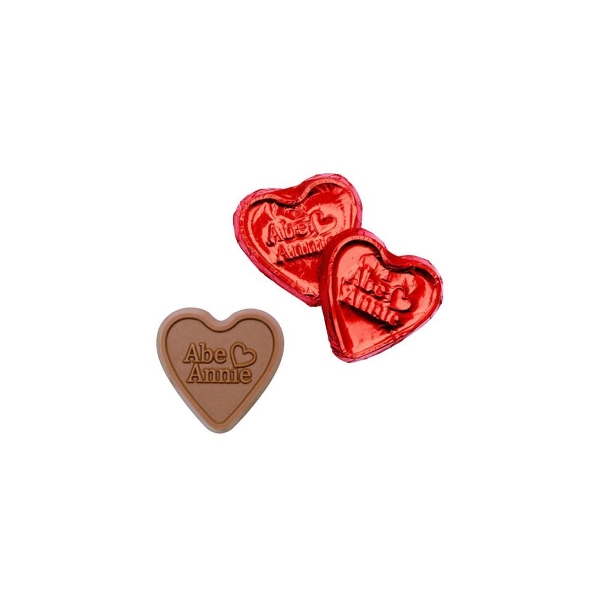 Custom Logo Premium Engraved Chocolate Heart