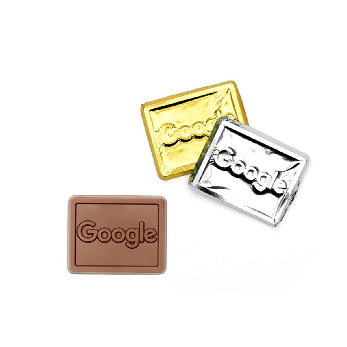 Custom Logo Premium Engraved Chocolate Rectangle