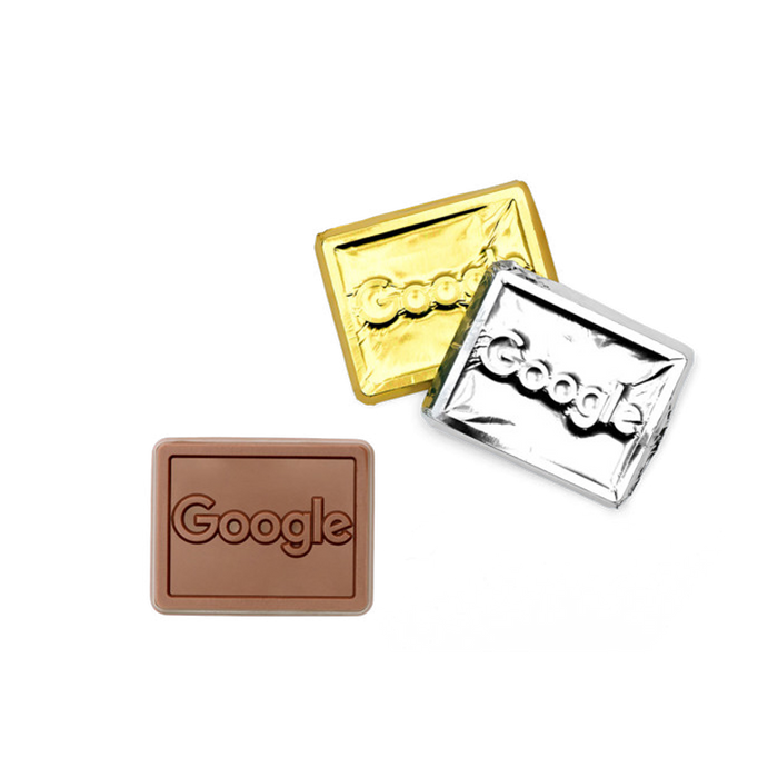 Custom Logo Premium Engraved Chocolate Rectangle
