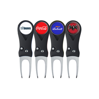 Custom Logo Premium Folding Divot Tool with Ball Marker - Backordered Until mid-June