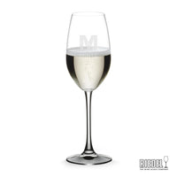 Custom Logo RIEDEL Oenologue Flute - 9.12oz - Deep Etch