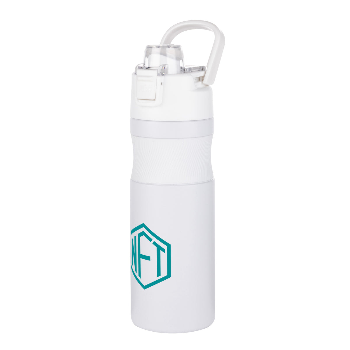 Custom Logo Ravena Bottle w/ Silicone Grip - 20oz