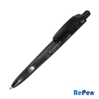 Custom Logo RePen® Squared Translucent Clicker rPET Pen