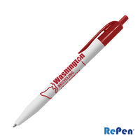 Custom Logo RePen® White Clicker rPET Pen