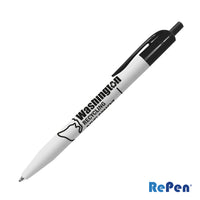 Custom Logo RePen® White Clicker rPET Pen