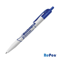 Custom Logo RePen® White Clicker rPET Pen