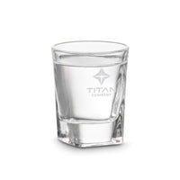 Custom Logo Renton Shot Glass - Deep Etch