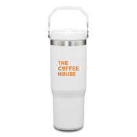 Custom Logo Revive SS Travel Mug w/Handle & Straw - 30oz