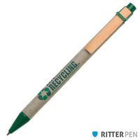 Custom Logo Ritter® Recycled Paper Pen