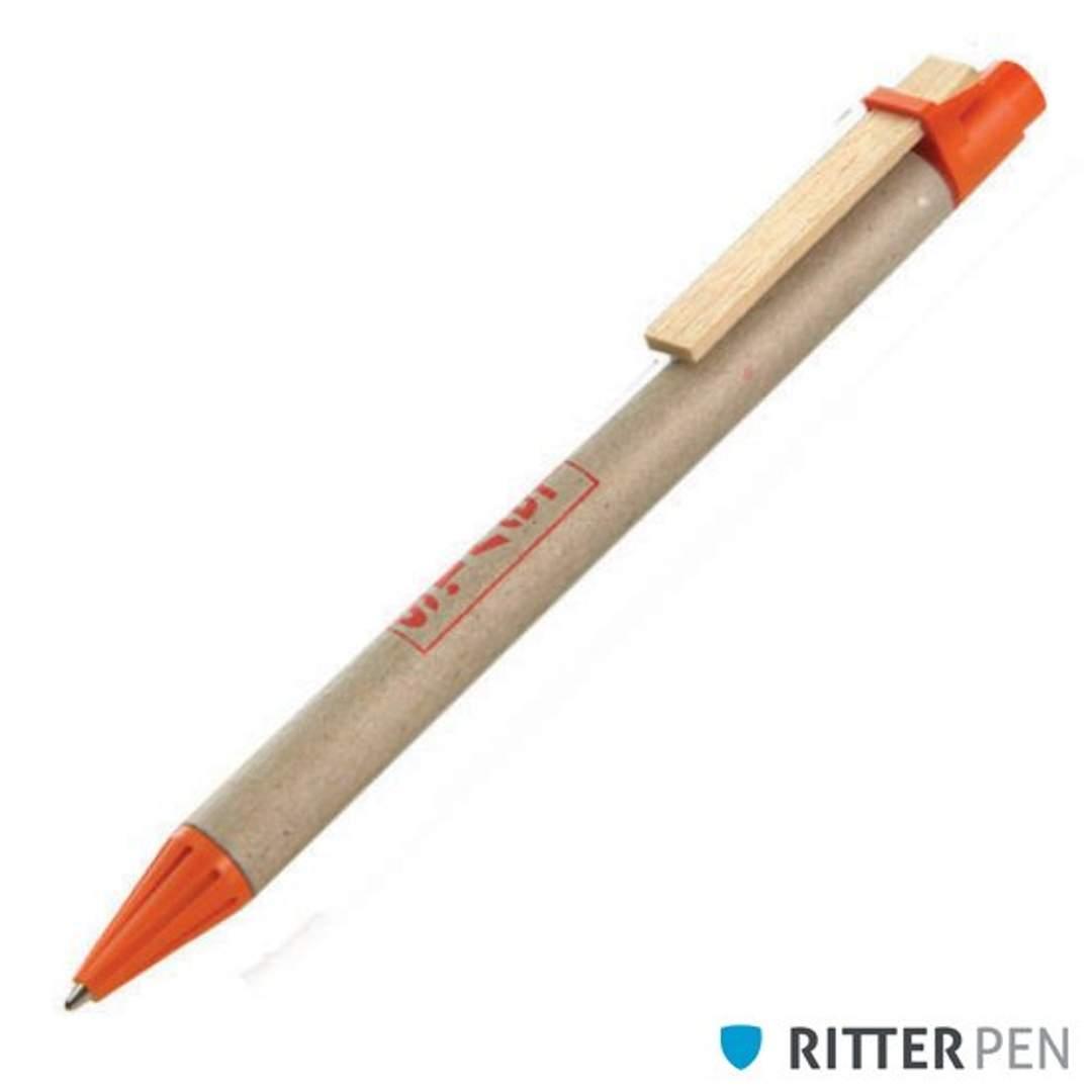 Custom Logo Ritter® Recycled Paper Pen
