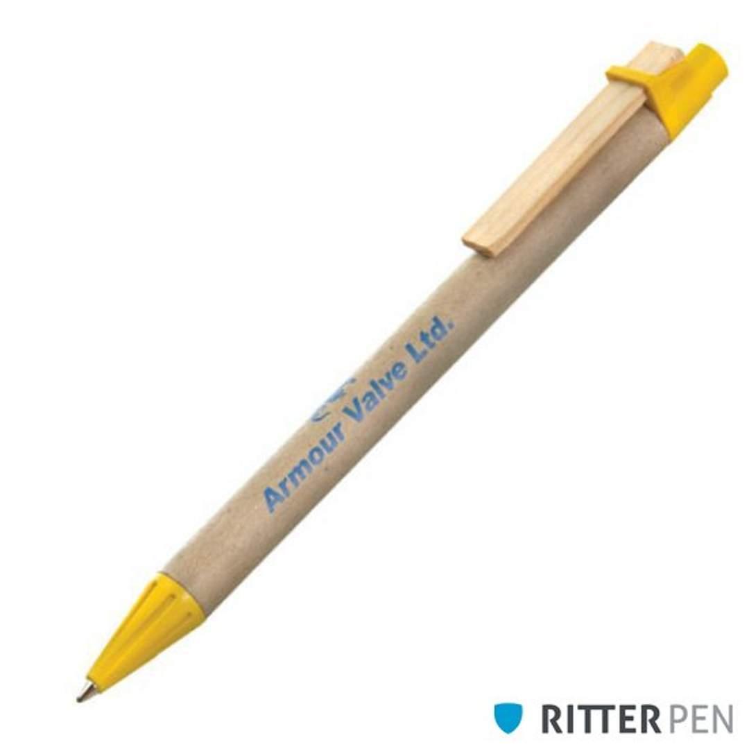 Custom Logo Ritter® Recycled Paper Pen