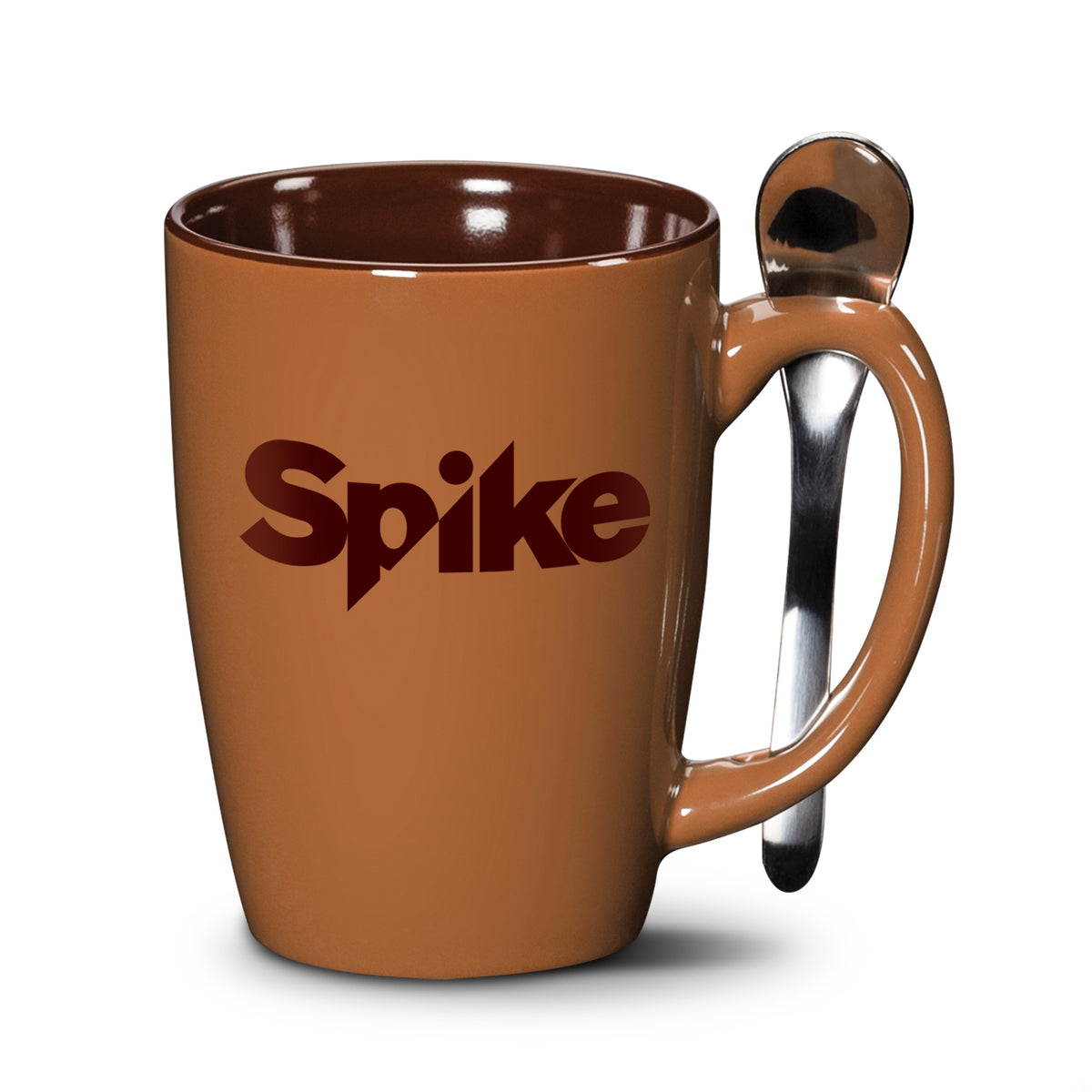Custom Logo Roberta Mug & Spoon - 16oz - Imprinted