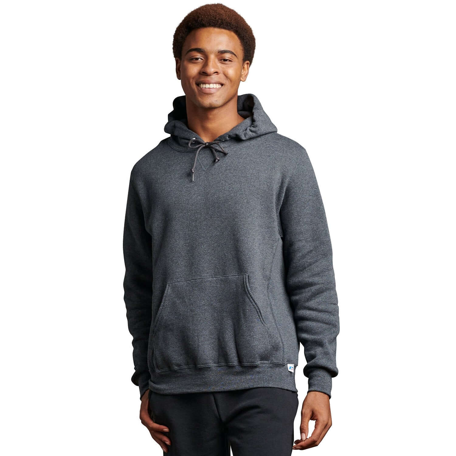 【ネイビー（40）】【RUSSELL ATHLETIC for M TO R】DYED EMBRO SWEATSHIRTS UNISEX Custom Logo Russell Athletic Unisex Dri-Power® Hooded Sweatshirt