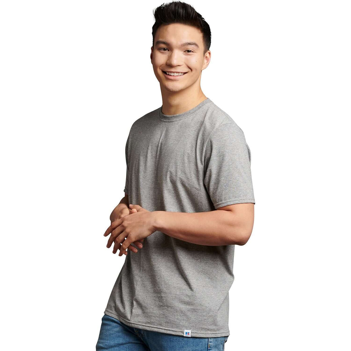 Custom Logo Russell Athletic Unisex Essential Performance T-Shirt - Mens