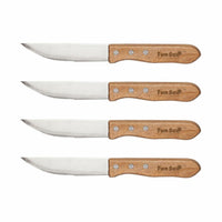 Custom Logo Rustler Steak Knife Set - 4pc