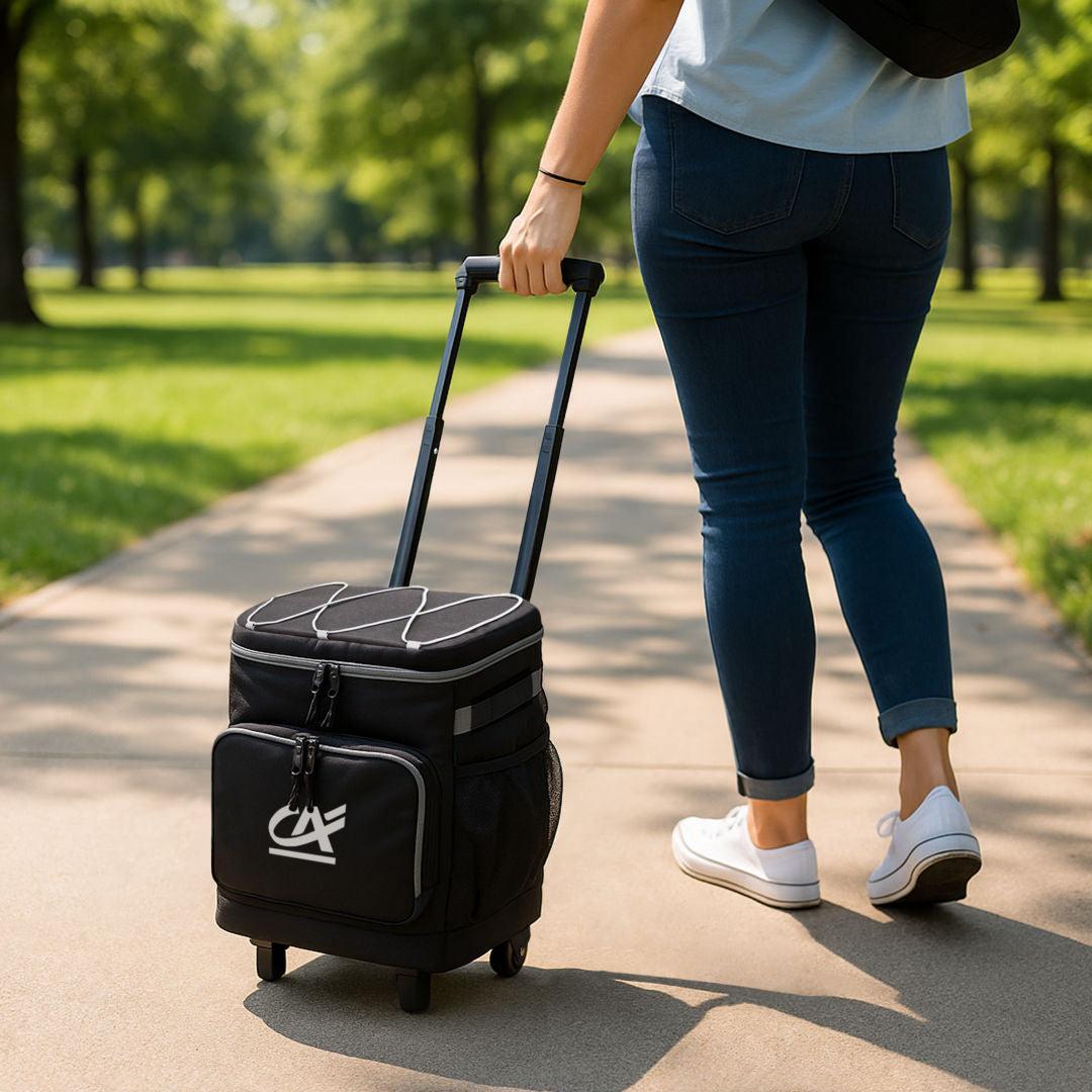 Custom Logo Rutan Trolley Cooler Bag