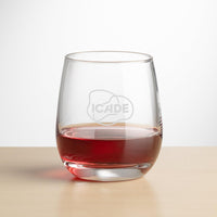 Custom Logo Salem Stemless Wine - Deep Etch