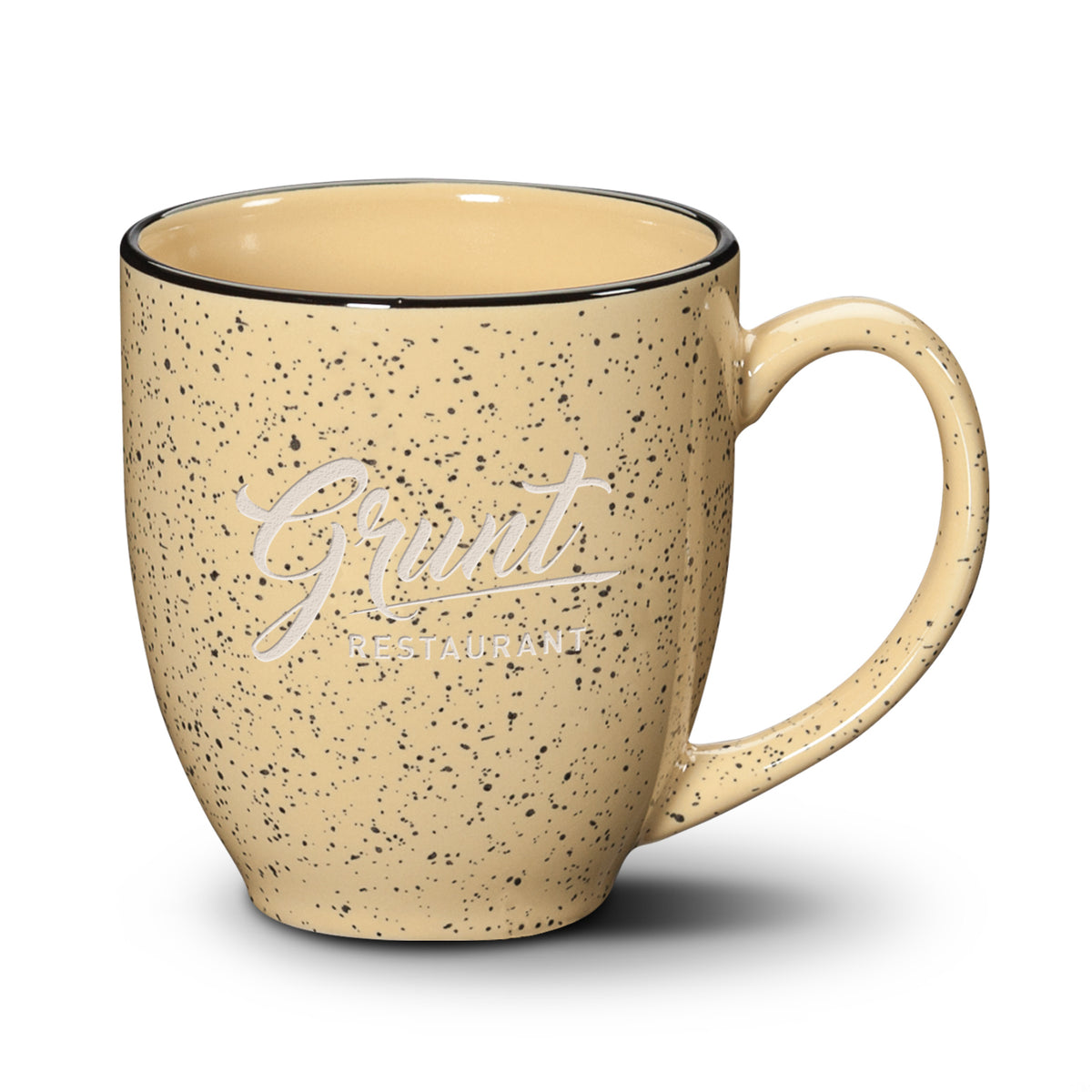 Custom Logo Santa Fe Mug - 16oz - Deep Etch