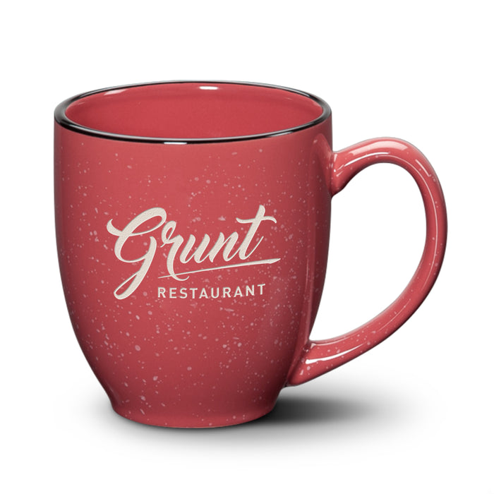 Custom Logo Santa Fe Mug - 16oz - Deep Etch