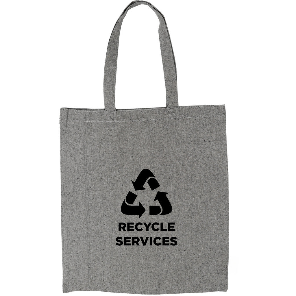 Custom Logo Savannah Cycle 4.5 oz Recycled Cotton Tote