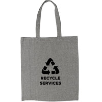Custom Logo Savannah Cycle 4.5 oz Recycled Cotton Tote
