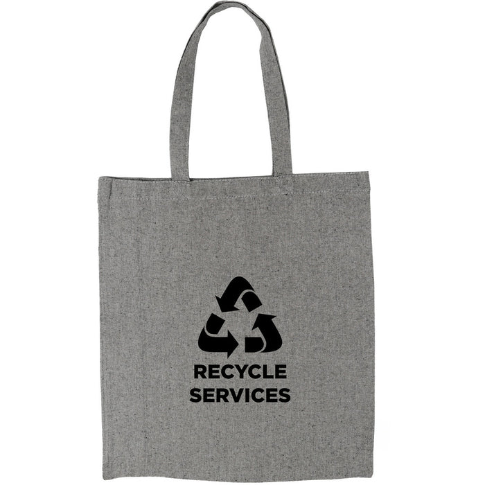 Custom Logo Savannah Cycle 4.5 oz Recycled Cotton Tote