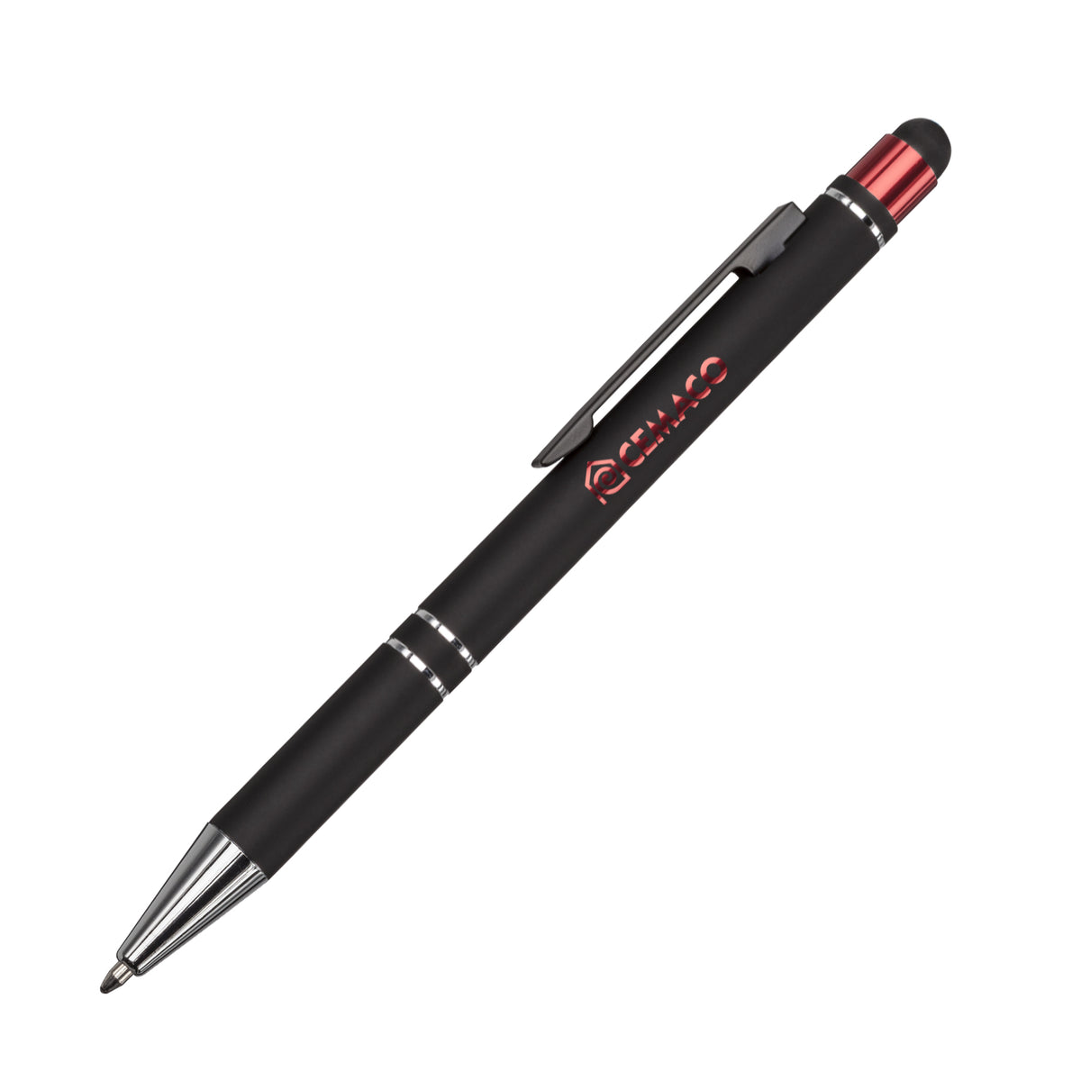 Custom Logo Scroll Metal Ballpoint Pen/Stylus