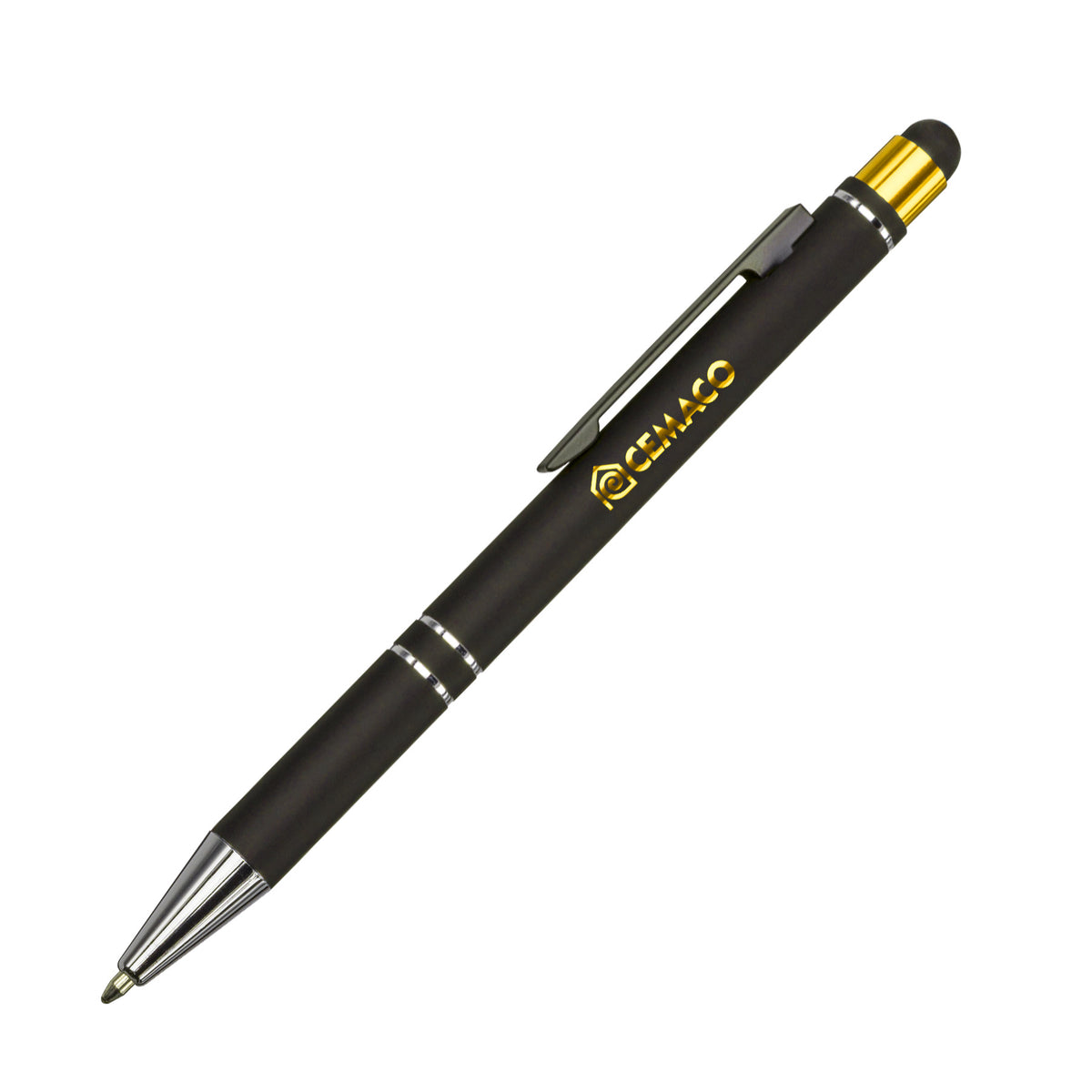 Custom Logo Scroll Metal Ballpoint Pen/Stylus