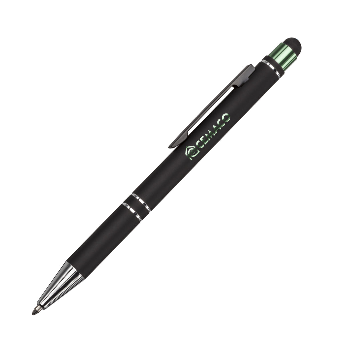 Custom Logo Scroll Metal Ballpoint Pen/Stylus