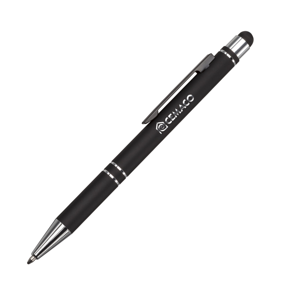 Custom Logo Scroll Metal Ballpoint Pen/Stylus