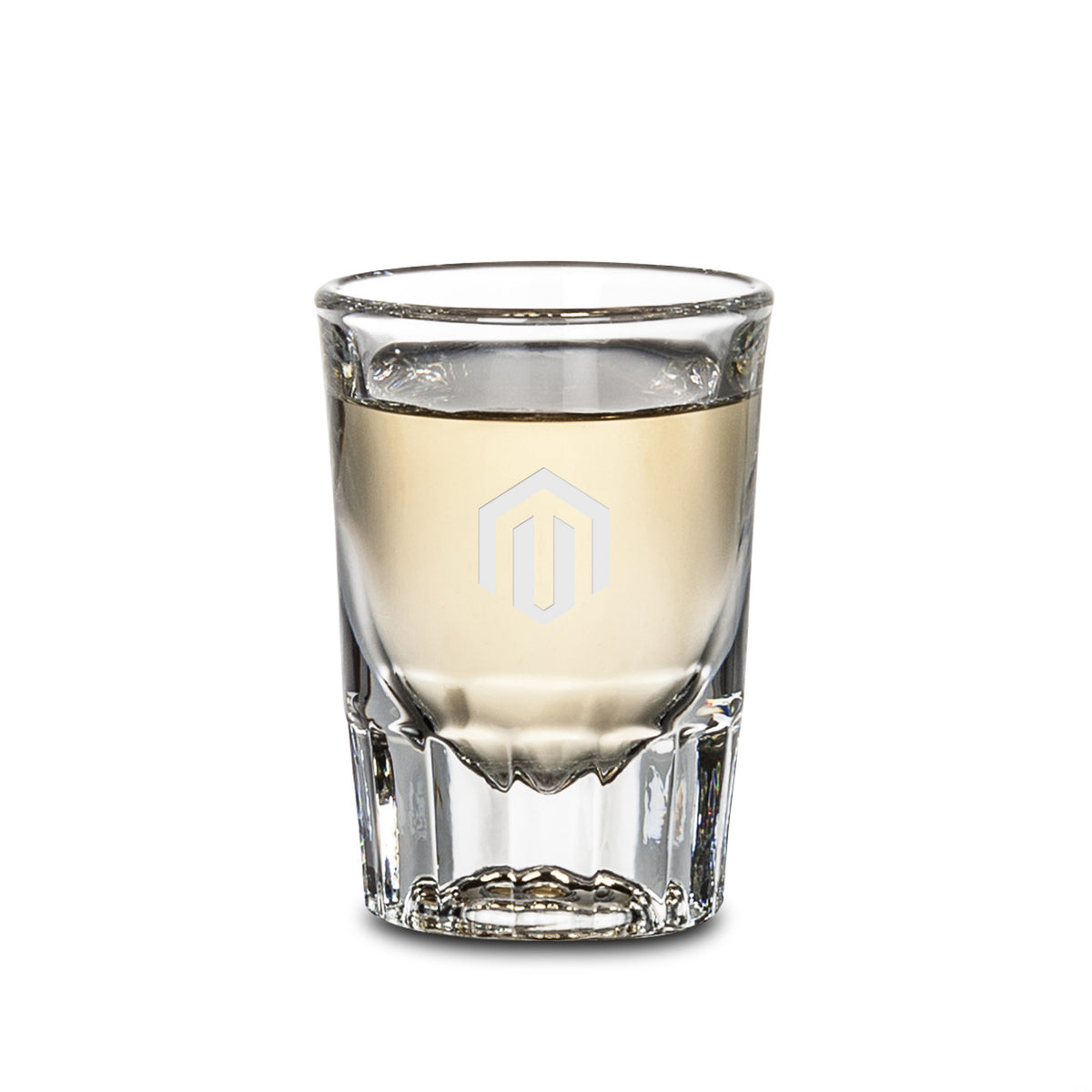 Custom Logo Seville Shot Glass - Deep Etch