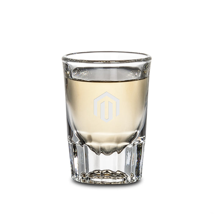 Custom Logo Seville Shot Glass - Deep Etch
