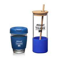Custom Logo Shantiro Borosilicate Tumbler Set