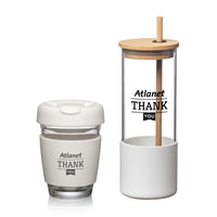 Custom Logo Shantiro Borosilicate Tumbler Set