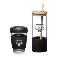 Custom Logo Shantiro Borosilicate Tumbler Set